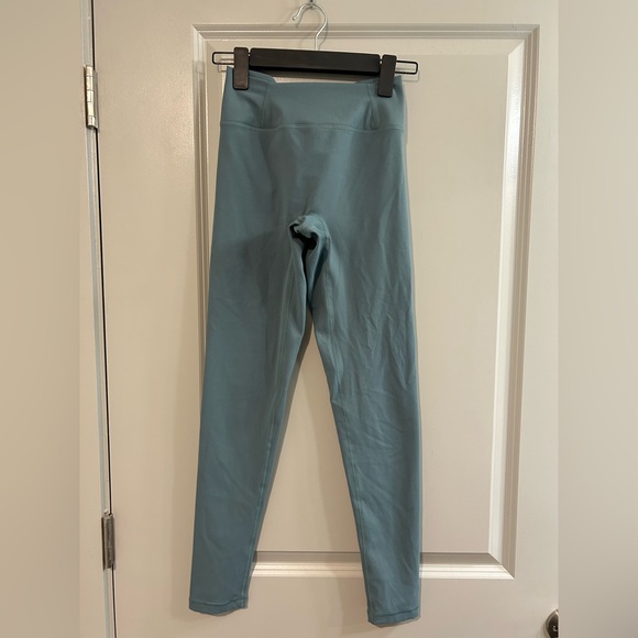 Oner Active Women's Set of 2 Leggings in Pale Green and Light Blue - Picture 2 of 8